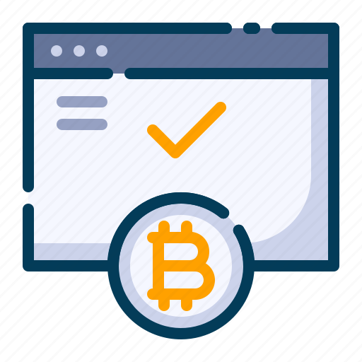 Accepted, approved, bitcoin, business, cryptocurrency, digital money, electronic cash icon - Download on Iconfinder