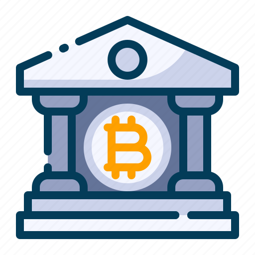 Bank, bitcoin, building, business, cryptocurrency, digital money, electronic cash icon - Download on Iconfinder