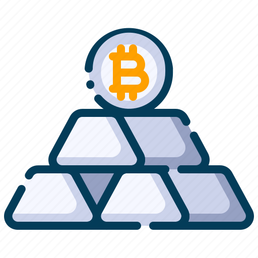 Bitcoin, business, cryptocurrency, digital money, electronic cash, ingot, investment icon - Download on Iconfinder