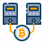 bitcoin, business, cryptocurrency, digital money, electronic cash, hosting, server 