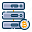 bitcoin, business, cryptocurrency, digital money, electronic cash, hosting, server storage 