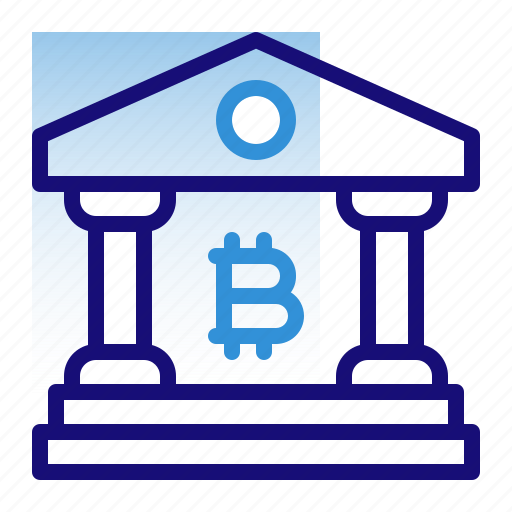 Bank, bitcoin, building, business, cryptocurrency, digital money, electronic cash icon - Download on Iconfinder
