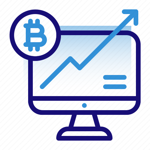 Bitcoin, business, cryptocurrency, digital money, electronic cash, growth, increase icon - Download on Iconfinder