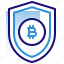 bitcoin, business, cryptocurrency, digital money, electronic cash, protection, shield 