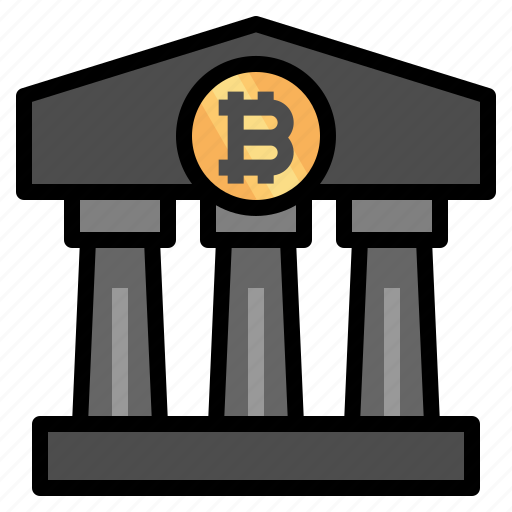 Bank, banking, bitcoin, cryptocurrency, finance icon - Download on Iconfinder