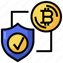 bitcoin, cryptocurrency, money, security, shield