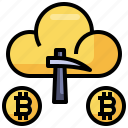 bitcoin, blockchain, cloud, mining, money, payment