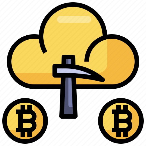 Bitcoin, blockchain, cloud, mining, money, payment icon - Download on Iconfinder