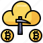 bitcoin, blockchain, cloud, mining, money, payment 