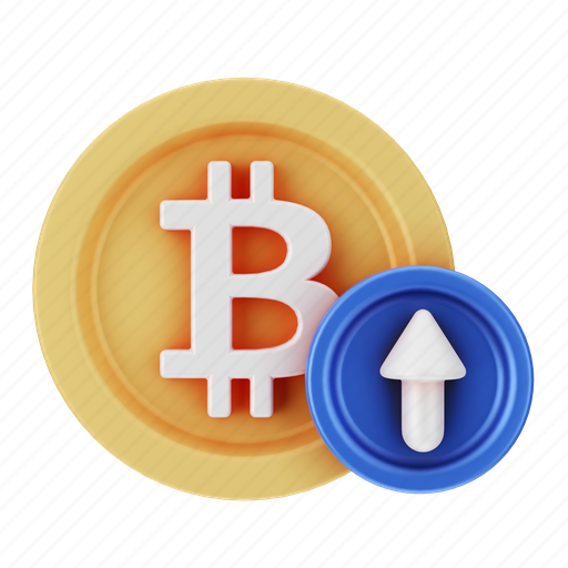 Bitcoin, cryptocurrency, digital currency, blockchain, decentralized finance, investment, financial technology 3D illustration - Download on Iconfinder