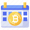 bitcoin, blockchain, business, calendar, finance
