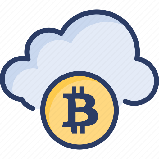 Bitcoin, cloud, currency, data, finance, payment, storage icon - Download on Iconfinder