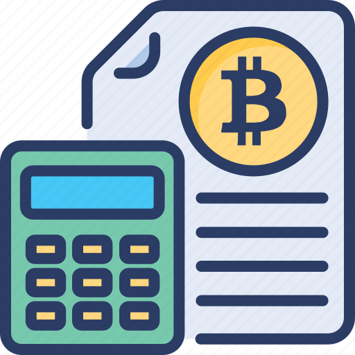 Account, bitcoin, book, calculator, data, ledger, record icon - Download on Iconfinder