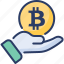 bitcoin, exchange, finance, give, loan, money, safe 