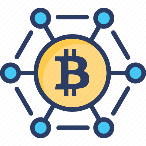 Bitcoin, database, digital, interconnection, network, online, peer to peer icon - Download on Iconfinder