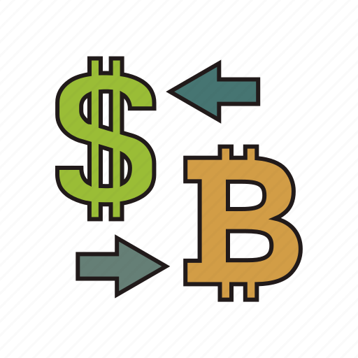 Bitcoin, convert, cryptocurrency, currency, dollar icon - Download on Iconfinder
