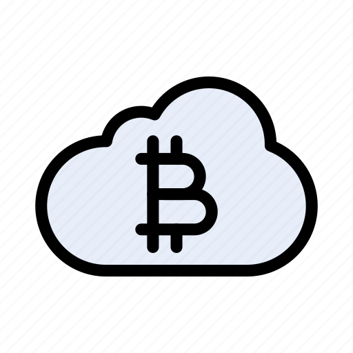 Bitcoin, cloud, crypto, currency, online icon - Download on Iconfinder