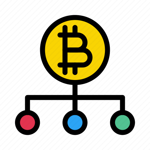 Bitcoin, connection, crypto, currency, network icon - Download on Iconfinder