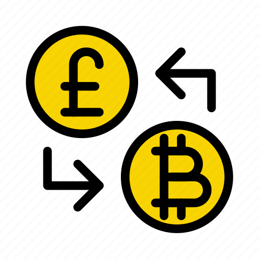 Bitcoin, exchange, money, pound, transaction icon - Download on Iconfinder