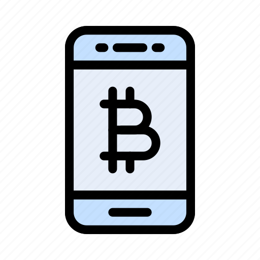 Bitcoin, currency, cyrpto, mobile, online icon - Download on Iconfinder