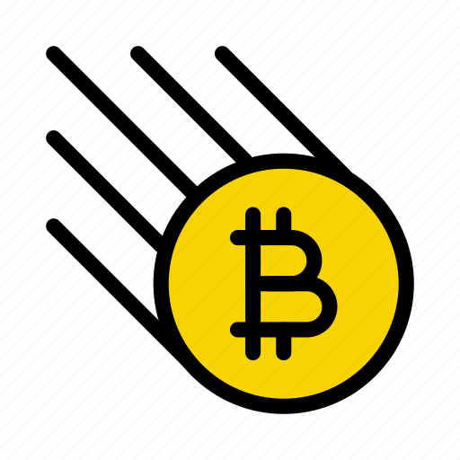 Bitcoin, crypto, currency, digital, sending icon - Download on Iconfinder