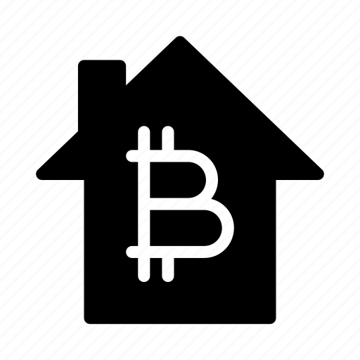 Bitcoin, home, house, money, saving icon - Download on Iconfinder