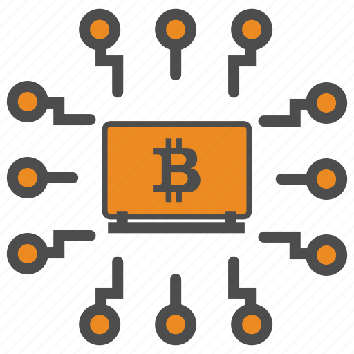 Bitcoin, bitcoins, block, blockchain, chain, cryptocurrency, mining icon - Download on Iconfinder