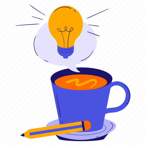 Fresh idea, coffee, hot, drink, break, creativity, creative design icon - Download on Iconfinder