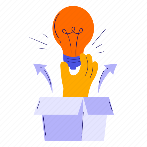 Out of the box, box, innovation, idea, solution, creativity, creative design icon - Download on Iconfinder
