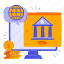 internet banking, online, bank, computer, international, fintech, financial technology, finance, transaction