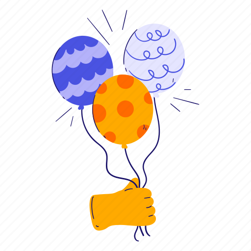 Balloons, balloon, decor, congratulations, surprise, party, celebration icon - Download on Iconfinder