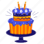 cake, birthday cake, surprise, sweet, dessert, party, celebration, entertainment, holiday 