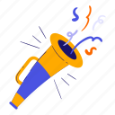 party horn, party blower, noisemaker, horn, blower, party, celebration, entertainment, holiday