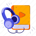 audiobook, reading, listening, book, headphone, podcast, microphone, broadcast, voice