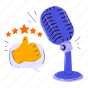 top, recommendation, review, rating, suggestion, podcast, microphone, broadcast, voice
