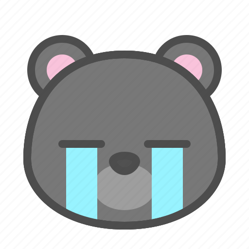 Avatar, bear, cry, cute, face, kuro icon - Download on Iconfinder