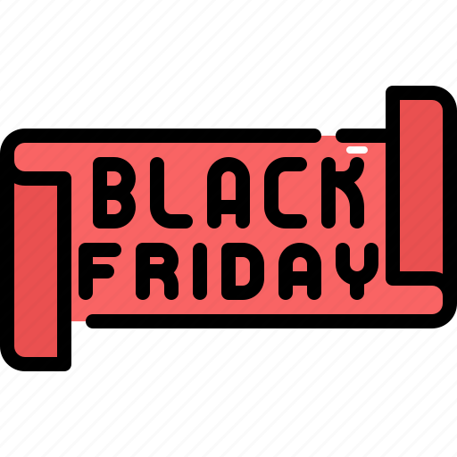 Offer, black friday, ribbon, sale, shopping, discount icon - Download on Iconfinder