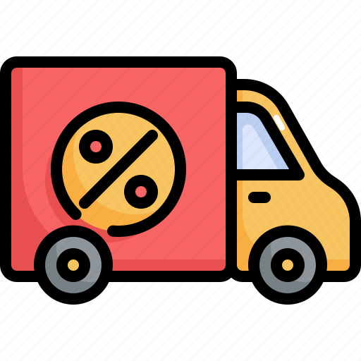 Offer, black friday, sale, shopping, truck, discount, delivery icon - Download on Iconfinder