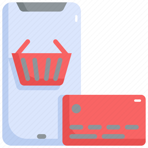 Credit, mobile, card, basket, shopping, online icon - Download on Iconfinder