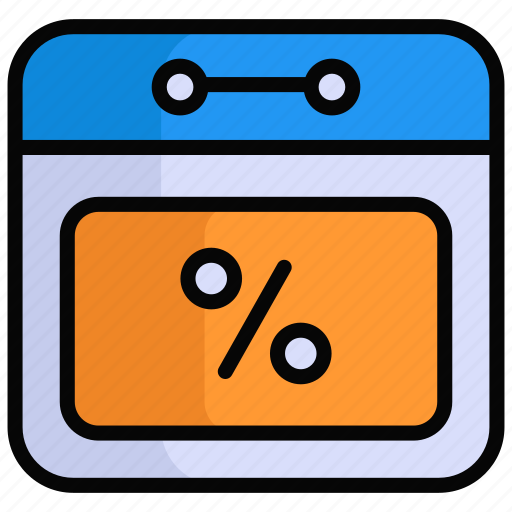 Discount date, date, calendar, schedule, sale date, month, day icon - Download on Iconfinder