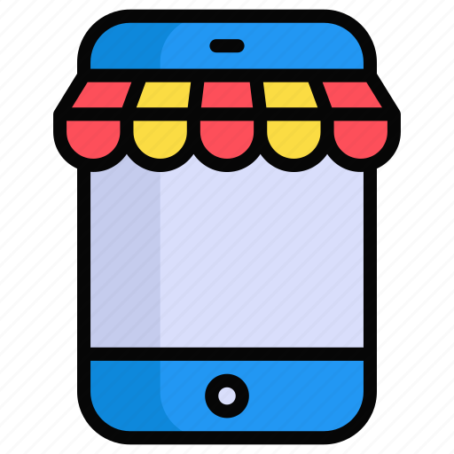 Mobile shop, onlineshop, ecommerce, shopping, online, buy, store icon - Download on Iconfinder