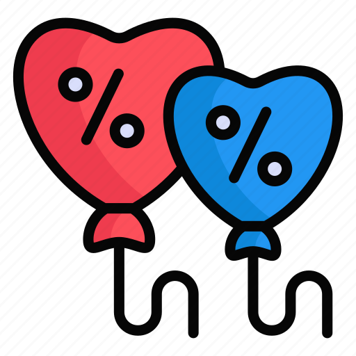 Balloons, heart balloon, balloon, party, celebration icon - Download on Iconfinder