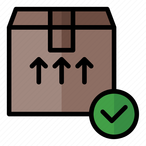 Arrived, box, commerce, delivery, discount, market, success icon - Download on Iconfinder