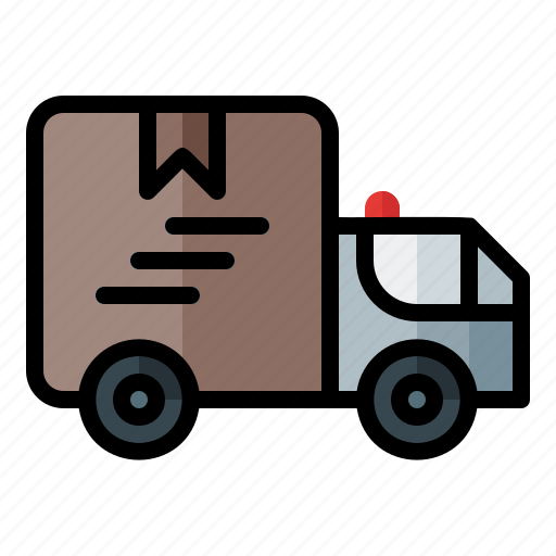 Box, commerce, delivery, discount, fast, market, truck icon - Download on Iconfinder