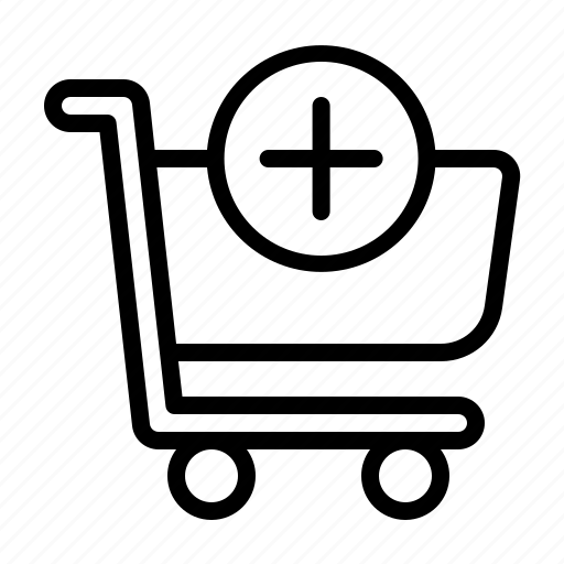 Trolley, add, purchase, cart, retail, grocery, cancel icon - Download on Iconfinder