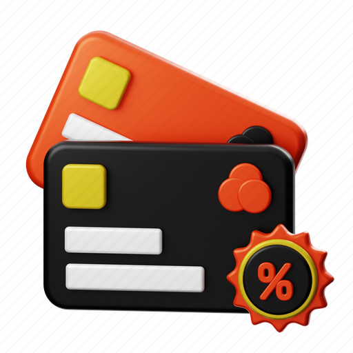 Credit, card 3D illustration - Download on Iconfinder