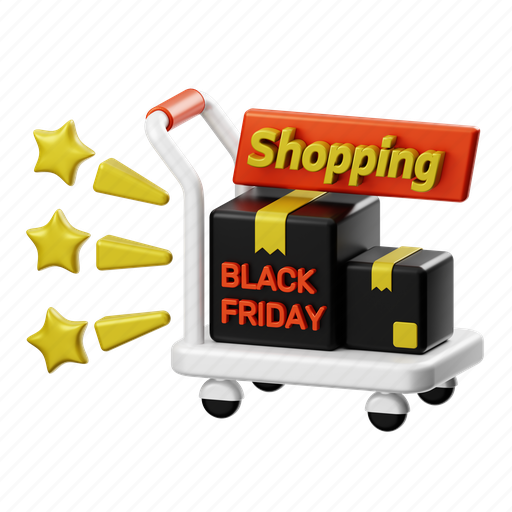 Shopping, cart, shop 3D illustration - Download on Iconfinder