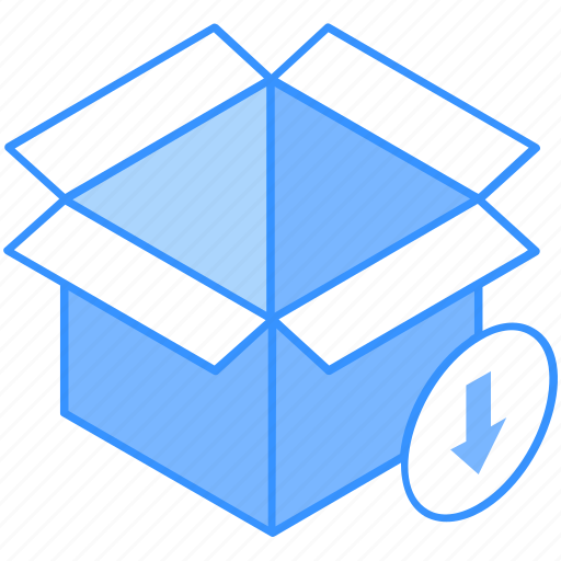 Package, parcel packaging, open parcel, box, carton icon - Download on Iconfinder