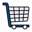 shopping, trolley, cart, shop, commerce, store, supermarket, grocery