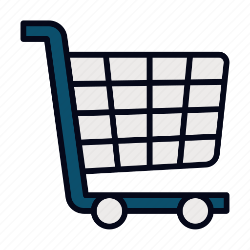 Shopping, trolley, cart, shop, commerce, store, supermarket icon - Download on Iconfinder
